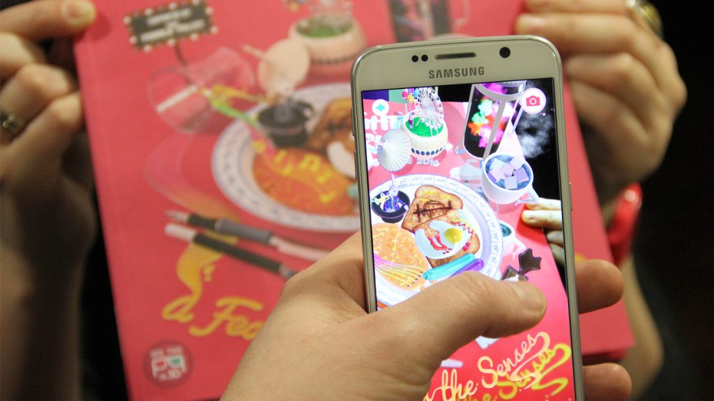 Brighton Festival Fringe Brochure in Augmented Reality